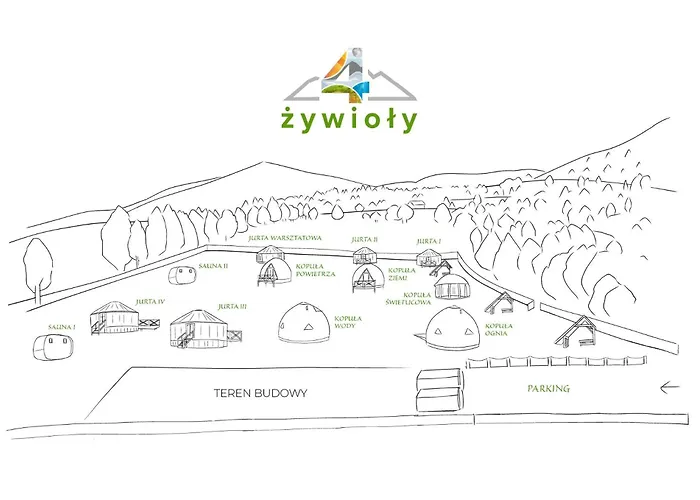 4 Zywioly - Caloroczne Jurty W Gorach - Dostep Do Sauny Glamping *