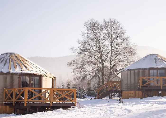 4 Zywioly - Caloroczne Jurty W Gorach - Dostep Do Sauny *